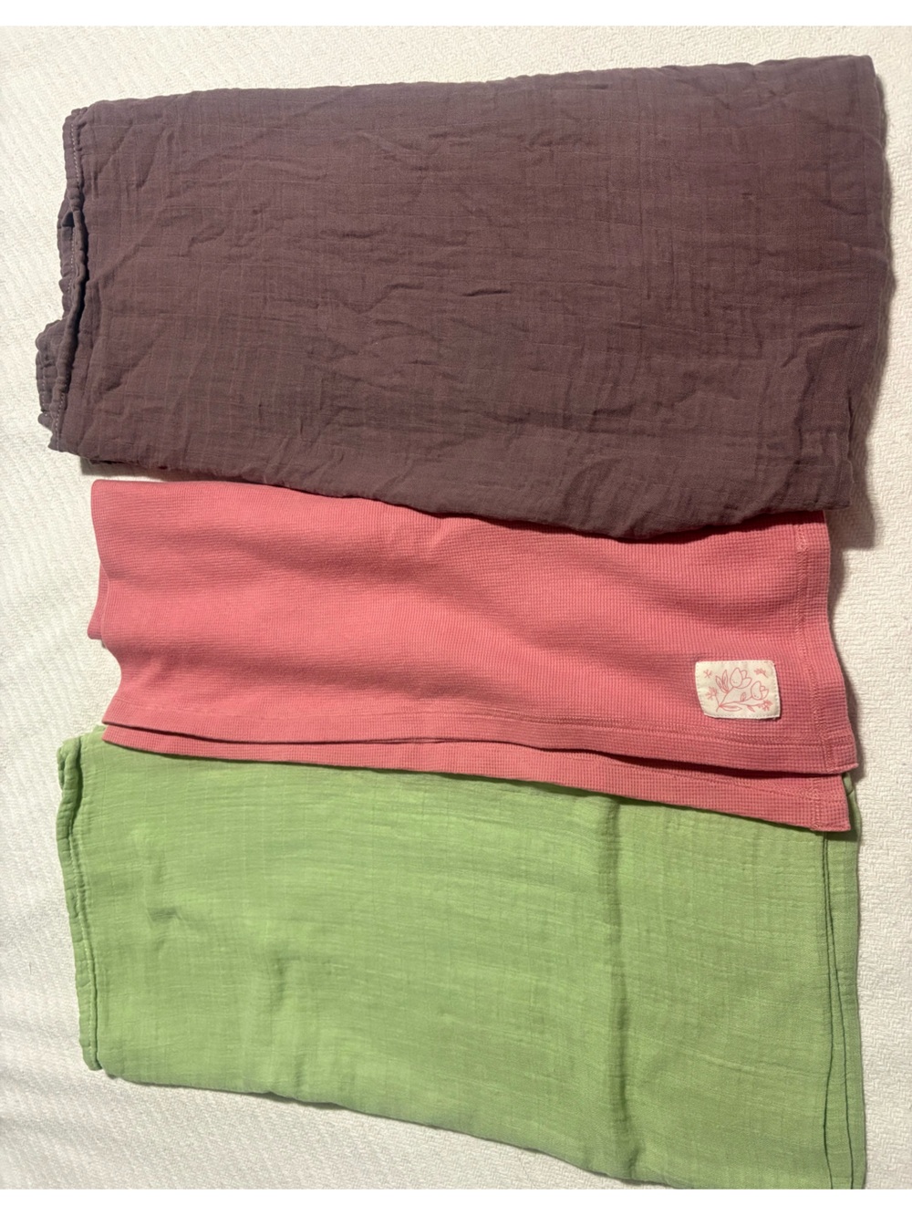 Baby Blanket Bundle Momcozy Swaddle Blankets and Carter’s Waffle Knit Blanket
